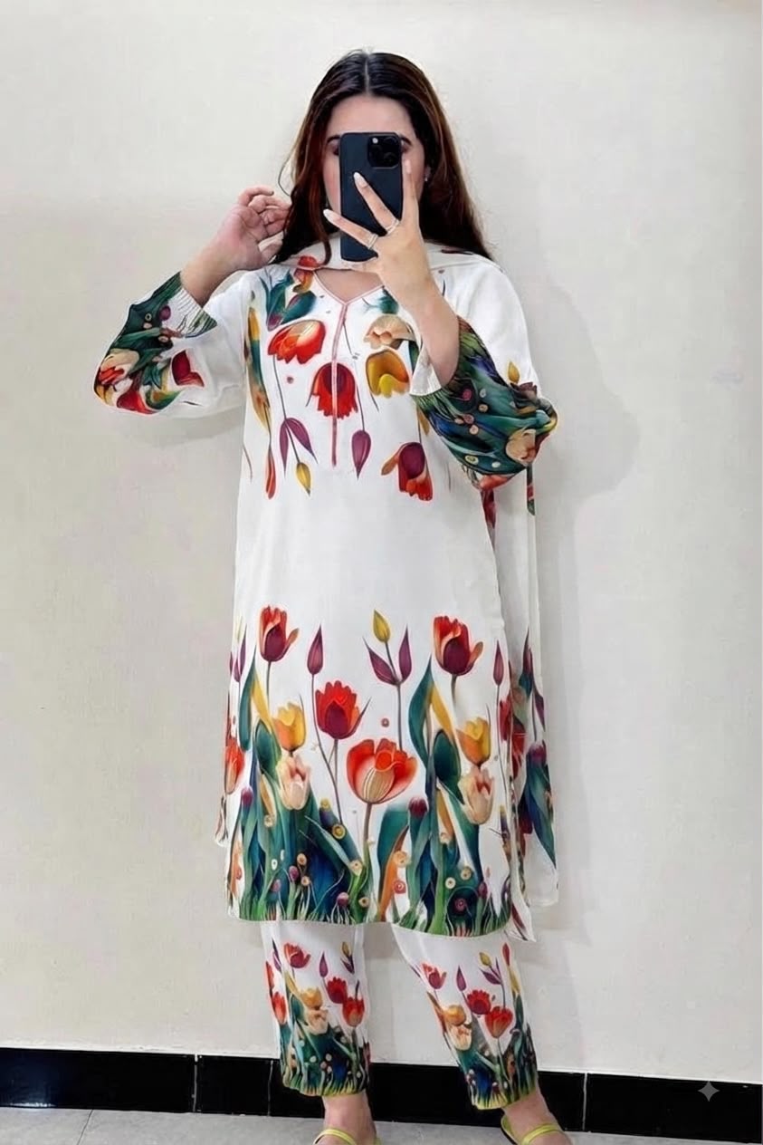 silk suit 3 peice
