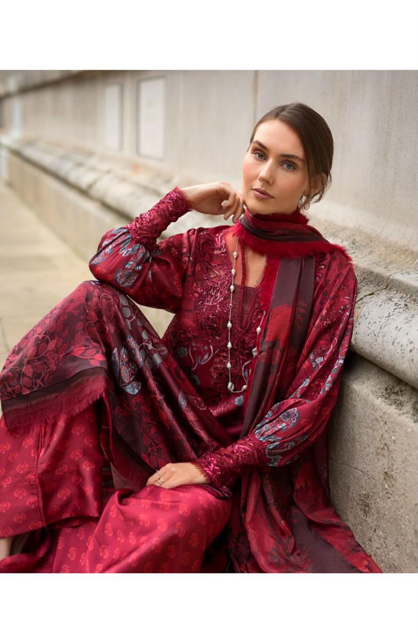 ladies silk suit 3 peice